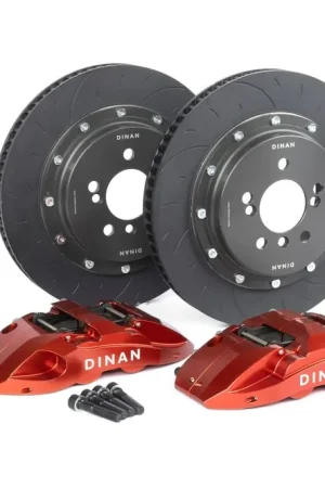 Dinan Rear Big Brake Kit - 2012-2021 BMW 2/3/4-Series Rear - 4-Piston - 370x32mm - Red - F22/F23/F30/F31/F32/F33/F34/F36 Best Price