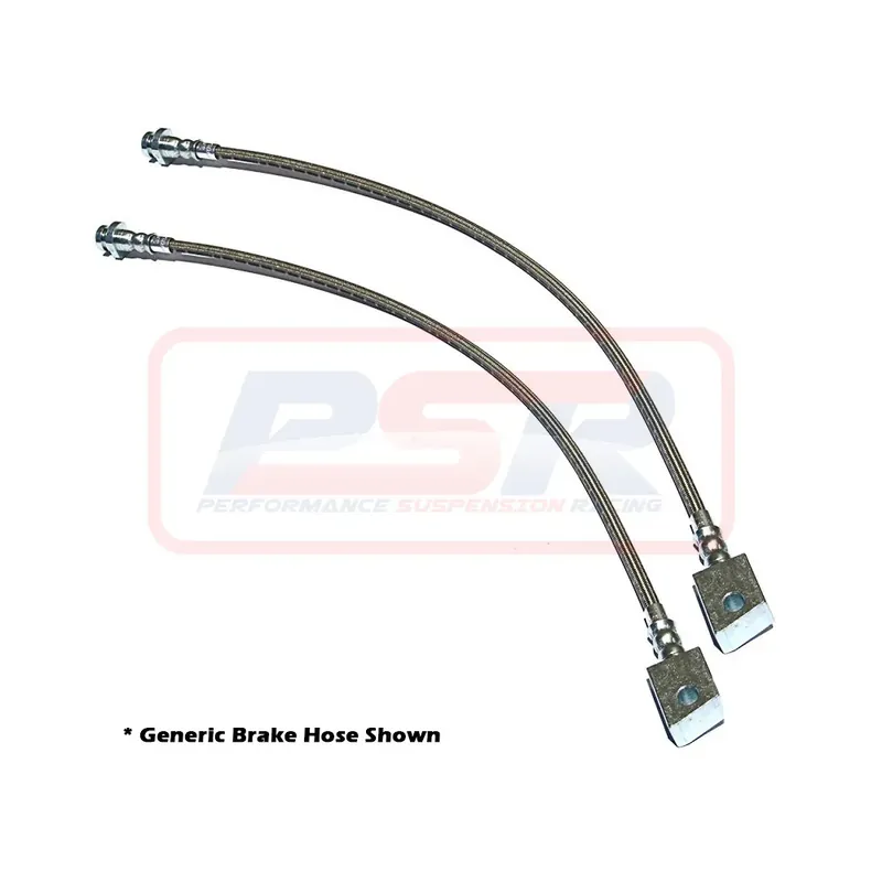 Performance Suspension Racing Rear Braided Extended Brake Hoses - Dual Hose (Colorado RG) Worldwide Shipping