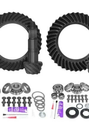 Premium Yukon Gear & Axle Ring & Pinion Gear Kit Front & Rear for Toyota 10.5/9R Differential 4.88 Ratio