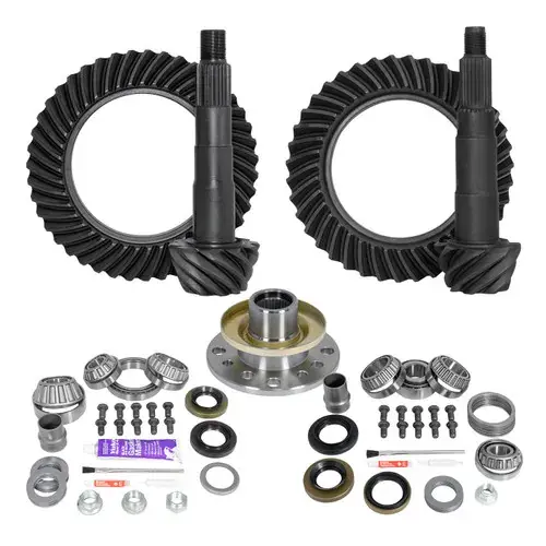 Yukon Gear & Axle Ring & Pinion Gear Kit Front & Rear for Toyota 8/7.5R Diff (w/Factory Locker) 4.56 Ratio Final Sale