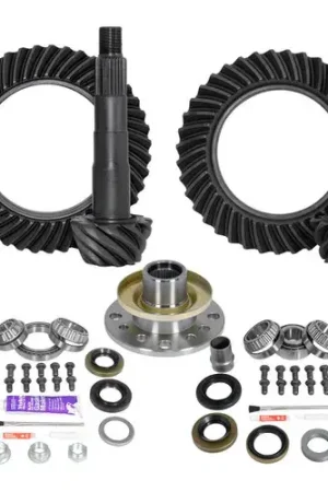 Yukon Gear & Axle Ring & Pinion Gear Kit Front & Rear for Toyota 8/7.5R Diff (w/Factory Locker) 4.88 Ratio Limited Time