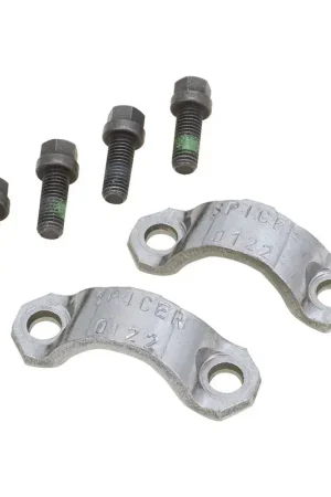 Certified RTS RTS OE Spicer 2-70-18X 1310 & 1330 Style 1.063" Cap OD Heavy Duty Steel U-Joint Strap & Bolt Kit Universal