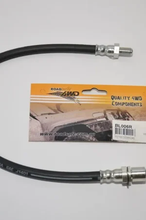 Roadsafe Rubber Extended Brake Line - Rear (Landcruiser 80/105 Series) Crafted