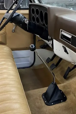 While Supplies Last Hurst Shifter Stick - Tube Style - C10 - Chrome Fits Shifters with 3/8-in Holes on 7/8-in Spacing - 12.5-in Tall - 6.5-in Offset