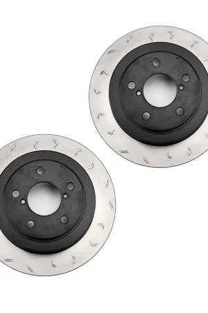 Worldwide Shipping Faction Fab Slotted Rear Rotor Pair (WRX 02-05)