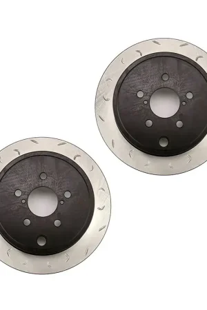 Luxury Faction Fab Slotted Rear Rotor Pair (WRX 08-14)