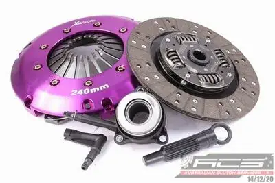 New Release Xtreme Clutch Sprung Organic Twin Plate Clutch Kit with Flywheel & CSC (DODGE CHALLENGER)