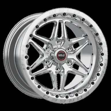 Weld S81 17x10 / 6x5.5 BP / 6.2in. BS (-18mm Offset) Polished Wheel 3.54 ID (Low Pad) - SBL - 81LP7100E62G Grab Now
