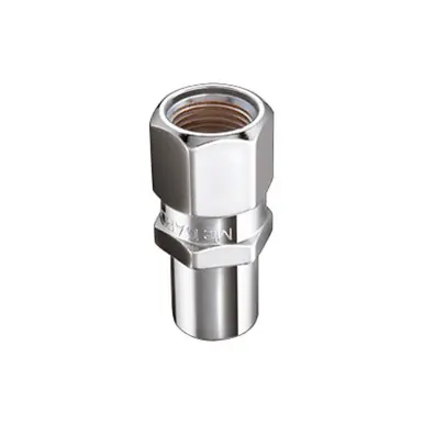 McGard Hex Lug Nut (Drag Racing Reg. Shank) 1/2-20 / 13/16 Hex / 1.86in. Length (4-Pack) - Chrome - 61005 Limited Offer