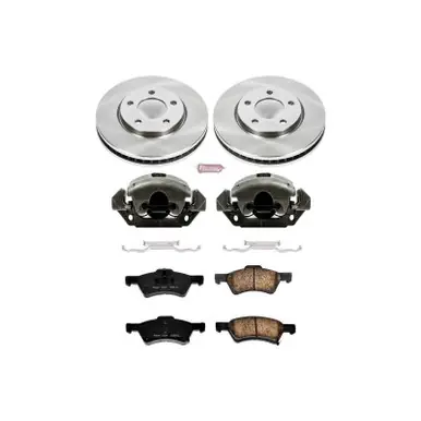 Fan Favorite Power Stop 01-07 Chrysler Town and Country Front Autospecialty Brake Kit w/Calipers - KCOE5247