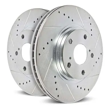 Power Stop 22-24 Jeep Grand Wagoneer Front Drilled & Slotted Rotor (Pair) - AR83107XPR Special Discount