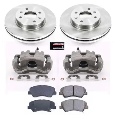 Power Stop 12-18 Hyundai Accent Front Autospecialty Brake Kit w/Calipers - KCOE6508 New Release
