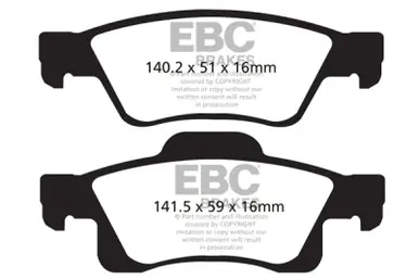 EBC Brakes Bluestuff Street and Track Day Brake Pads - DP51872NDX Price Drop