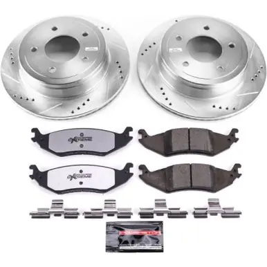 Power Stop 04-06 Ford E-150 Rear Z36 Truck & Tow Brake Kit - K4579-36 Budget