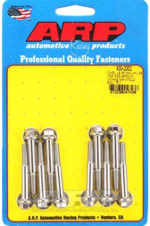Original ARP Chevy LS 45Mm UHL Hex Edelbrock Intake Manifold Bolt Kit