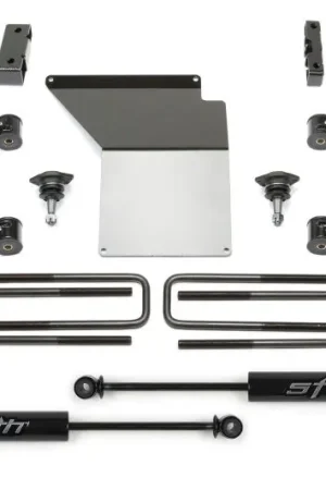 Fabtech 14-18 GM K1500 w/OE Alum. UCA 4in Budget UCA System w/Rear Ste – SBX Performance Authentic