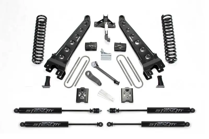 Genuine Fabtech 05-07 Ford F250 4WD w/Factory Overload 6in Rad Arm Sys w/Coils – SBX Performance