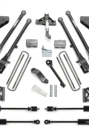 Fabtech 05-07 Ford F250 4WD w/o Factory Overload 6in 4Link Sys w/Coils – SBX Performance Latest