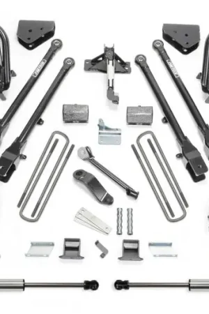 Fabtech 11-16 Ford F350/450 4WD 8 Lug 6in 4Link Sys w/Dlss 4.0 C/O& Rr – SBX Performance In Demand