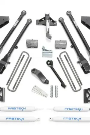Time-Limited Fabtech 05-07 Ford F350 4WD 6in 4Link Sys w/Coils & Perf Shks – SBX Performance