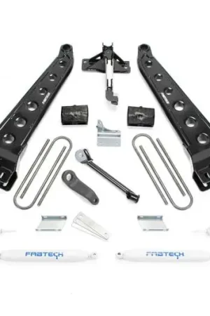 Fabtech 08-16 Ford F250 4WD w/Factory Overload 8in Rad Arm Sys w/Coils & Perf Shks Authentic