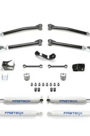 Same Day Shipping Fabtech 07-18 Jeep JK 4-Door 3in Trail w/Perf Shocks
