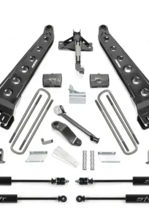 Luxury Fabtech 08-10Ford F450/550 4WD 6in Rad Arm Sys w/Coils & Stealth