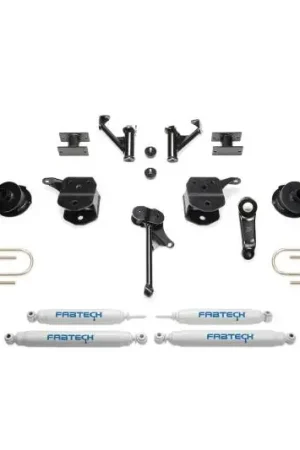 Hassle-Free Returns Fabtech 13-18 Ram 3500 4WD 5in Basic Kit w/Perf Shks