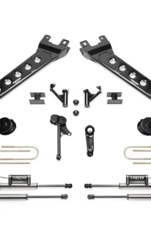 Fabtech 13-18 Ram 3500 4WD 7in Radius Arm Kit w/2.25 Dlss Bulk Order