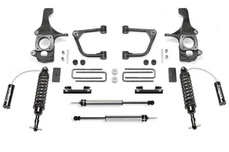 Affordable Fabtech 07-15 Toyota Tundra 2WD/4WD 4in UCA Kit w/Uniballs w/Dlss 2.5 C/O Resi & Rr Dlss