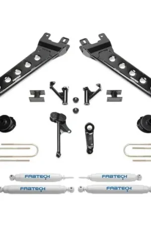 Hassle-Free Returns Fabtech 13-18 Ram 3500 4WD 5in Radius Arm Kit w/Perf Shks – SBX Performance