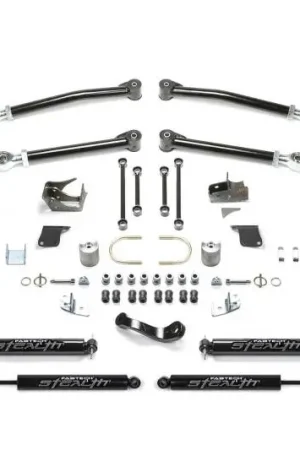 Free Shipping Fabtech 07-18 Jeep JK 4-Door 5in Trail Lt w/Stealth – SBX Performance