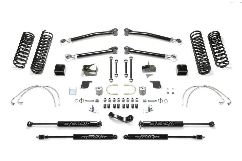 Free Shipping Fabtech 07-18 Jeep JK 4-Door 5in Trail Lt w/Stealth – SBX Performance