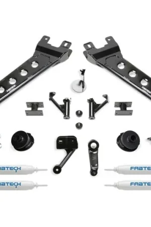 Certified Fabtech 19-22 Ram 2500 4WD 5in Radius Arm Kit w/Perf Shks – SBX Performance