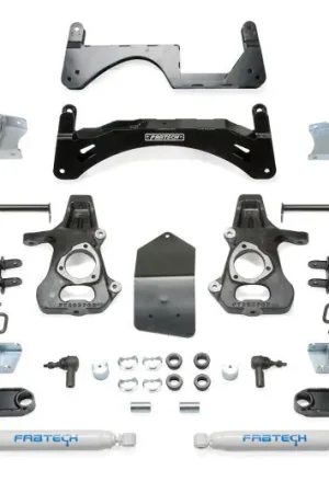 Fabtech 14-18 GM K1500 P/U w/oE Alm Or Stmp Stl UCA 6in Basic Sys w/Pe – SBX Performance Must Have