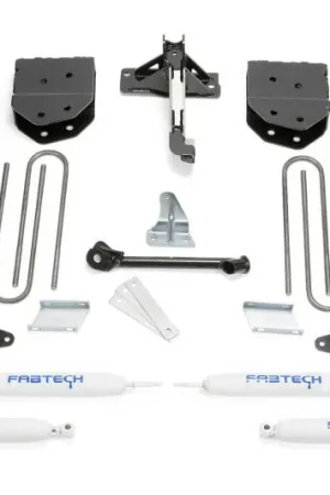 Deal Fabtech 08-16 Ford F250/350 4WD 8in Basic Sys w/Perf Shks & Rr Lf Sprngs