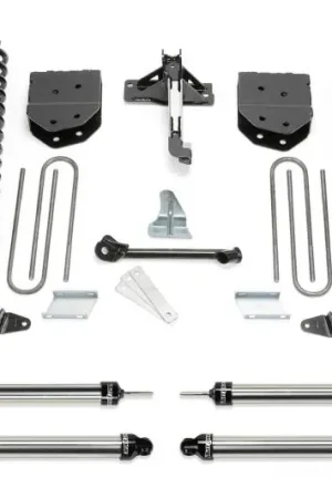 Fabtech 08-16 Ford F250/350 4WD 8in Basic Sys w/Dlss Shks & Rr Leaf Sprngs Exclusive