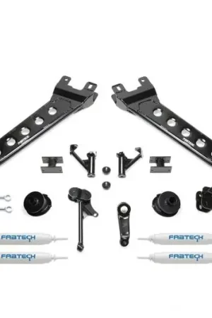Warranty Included Fabtech 14-18 Ram 2500 4WD 5in Radius Arm Kit w/Perf Shks – SBX Performance