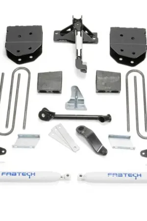 Fabtech 08-16 Ford F350/450 4WD 8 Lug 6in Basic Sys w/Perf Shks – SBX Performance Money Back Guarantee