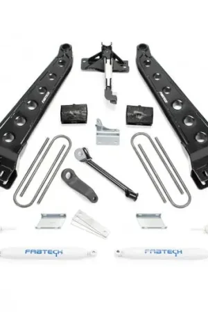 Shop Now Fabtech 08-16 Ford F250/F350 4WD 4in Rad Arm Sys w/Coils & Perf Shks – SBX Performance