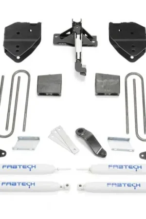 Handmade Fabtech 17-21 Ford F250/F350 4WD Gas 6in Basic Sys w/Perf Shks – SBX Performance