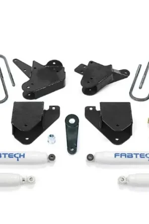 While Supplies Last Fabtech 05-07 Ford F250 2WD V10 & Diesel 6in Basic Sys w/Perf Shks – SBX Performance