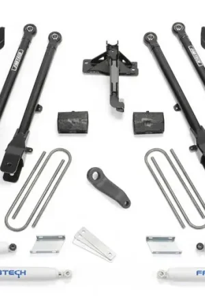 While Supplies Last Fabtech 17-21 Ford F250/F350 4WD Gas 6in 4Link Sys w/Coils & Perf Shks – SBX Performance