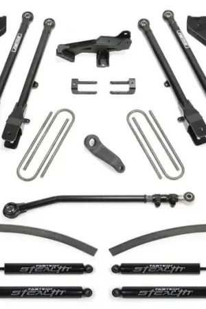 Best Price Fabtech 17-21 Ford F250/F350 4WD Diesel 8in 4Link Sys w/Coils & Stealt – SBX Performance