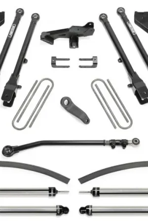 Fabtech 17-21 Ford F250/F350 4WD Diesel 8in 4Link Sys w/Coils & Dlss S – SBX Performance Brand New