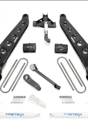 Direct From Factory Fabtech 17-21 Ford F250/F350 4WD Gas 4in Rad Arm Sys w/Coils & Perf Sh – SBX Performance