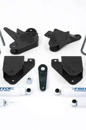 Fabtech 01-04 Ford F250/350 2WD 6in Basic Sys w/Perf Shks – SBX Performance Today Only
