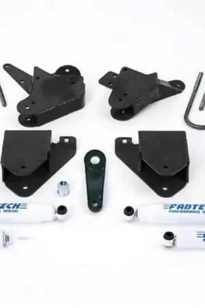 Fabtech 01-04 Ford F250/350 2WD 6in Basic Sys w/Perf Shks – SBX Performance Genuine