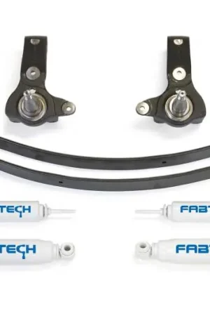 Reduced Price Fabtech 95.5-04 Toy Tacoma 5 Lug 2WD 3in Spindle Sys w/Perf Shks – SBX Performance