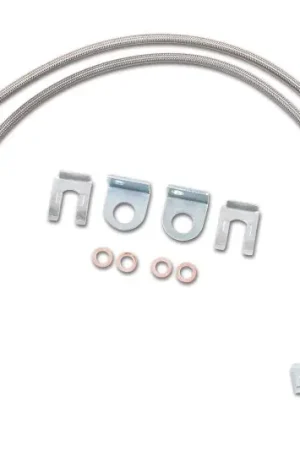 Zone Offroad 07-18 Jeep Wrangler JK Front 4-6in Stainles Barake Lines – SBX Performance Low Price